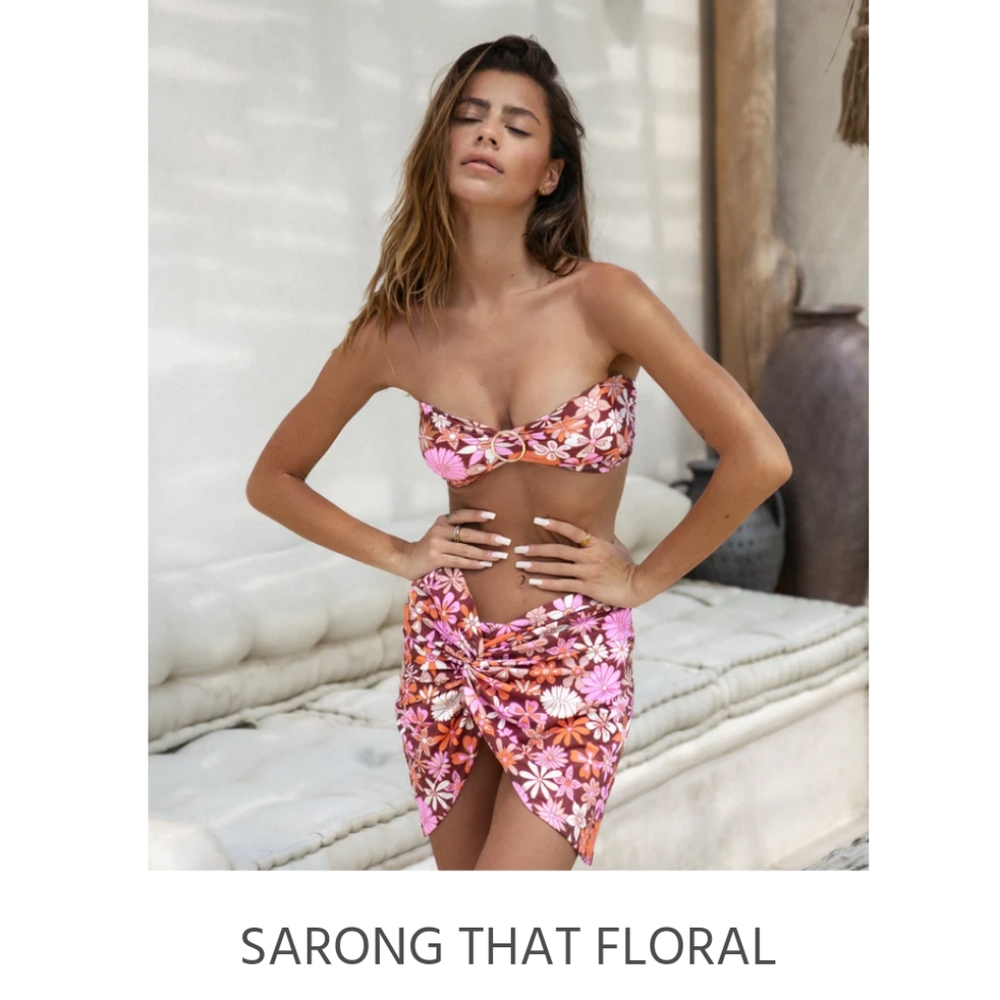 Amore+Sorvete- SARONG THAT FLORAL Wrap